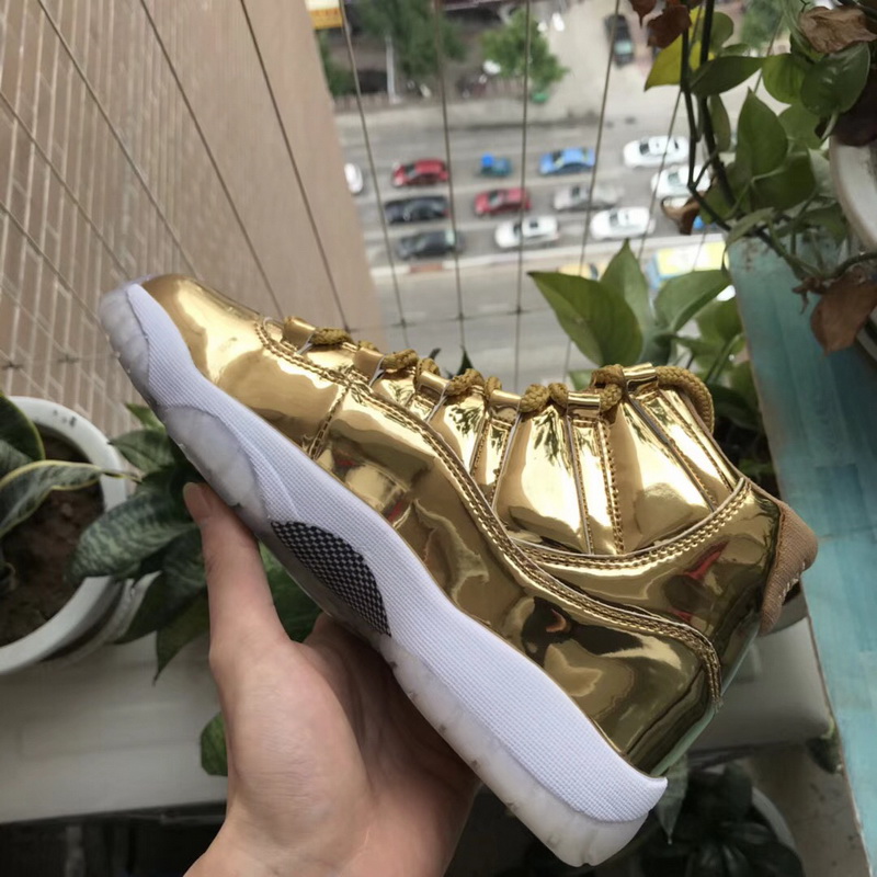 Authentic Air Jordan 11 Liquid Gold